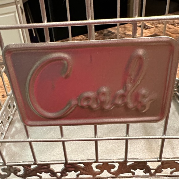 Bird Cage Card Holder - Picture 2 of 4